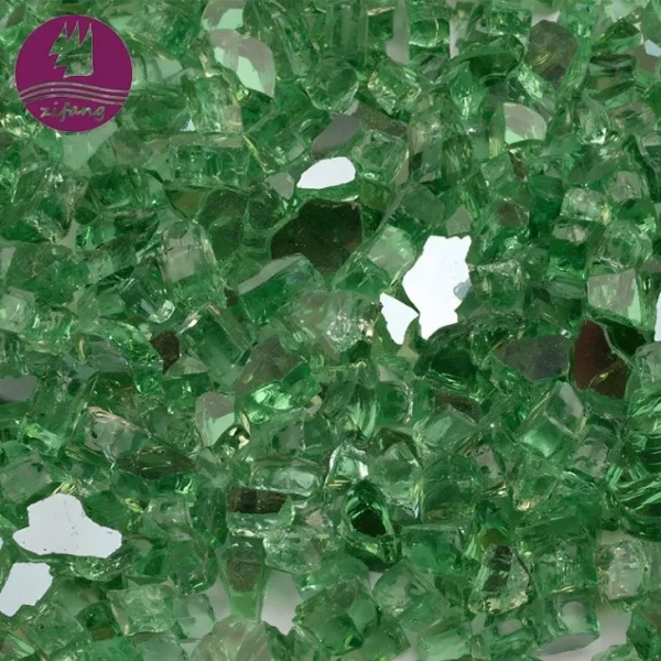 1/2'' Emerald Reflective Fire Glass-zifang