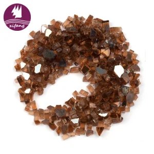 1/4'' Copper Reflective Fire Glass -zifang