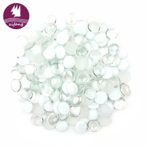 Flat Beads Mixed Color For Garden Decoration -zifang