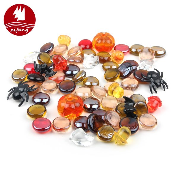 Crystal Glass Gems Beads for Christmas Decorations-zifang