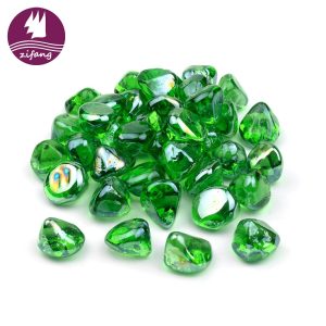 Fire Glass Diamonds Light Green Luster ZFZ02P-zifang