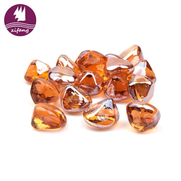 Fire Glass Diamonds pink ZFZ06P-zifang