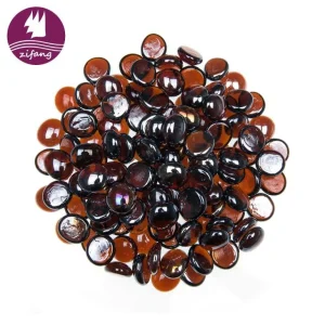 Amber High Quality Clean Fire Bowls Glass Beads -zifang