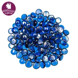 Cobalt Azure Vase Filler Decoretive Glass Beads -zifang