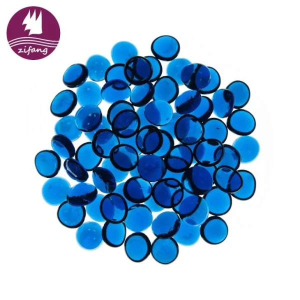 Cobalt Azure Vase Filler Decoretive Glass Beads-zifang