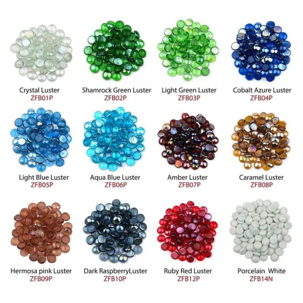 Colorful Luster Fire Beads -zifang