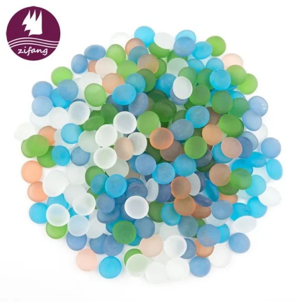 High Quality Glass Beads Pebble For Aquarium Or Garden Decoration-zifang