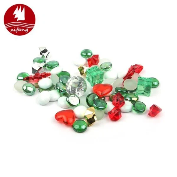 Vase Filler Glass Beads Decor-zifang